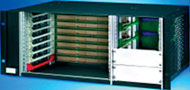 4 U CompactPCI system for horizontal board assembly